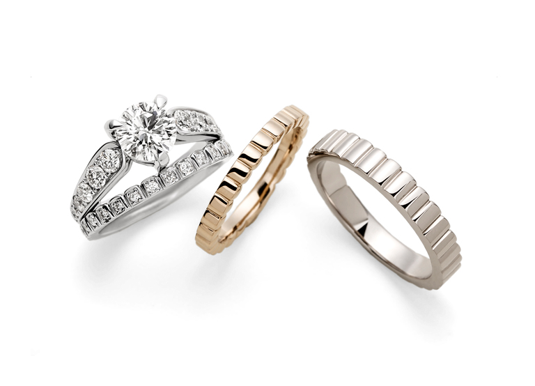 Kikka ゆびわ言葉®: わかち合う セミオーダーで色違いの指輪