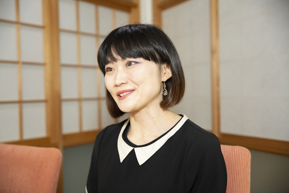 星野未来さん インタビュー風景