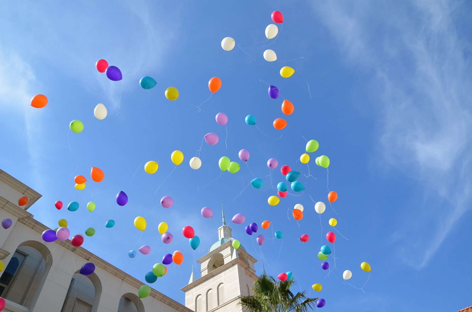 バルーンリリースの演出